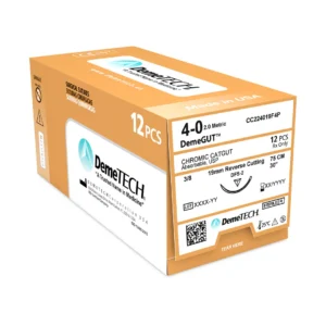 SUTURA 4/0 19mm 3/8 CHROMIC