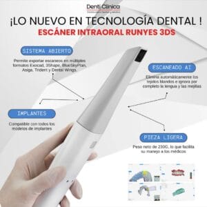 Runyes 3DS V6 Escáner Intraoral Inalámbrico — Digitaliza impresiones con alta precisión y rapidez - Imagen 1