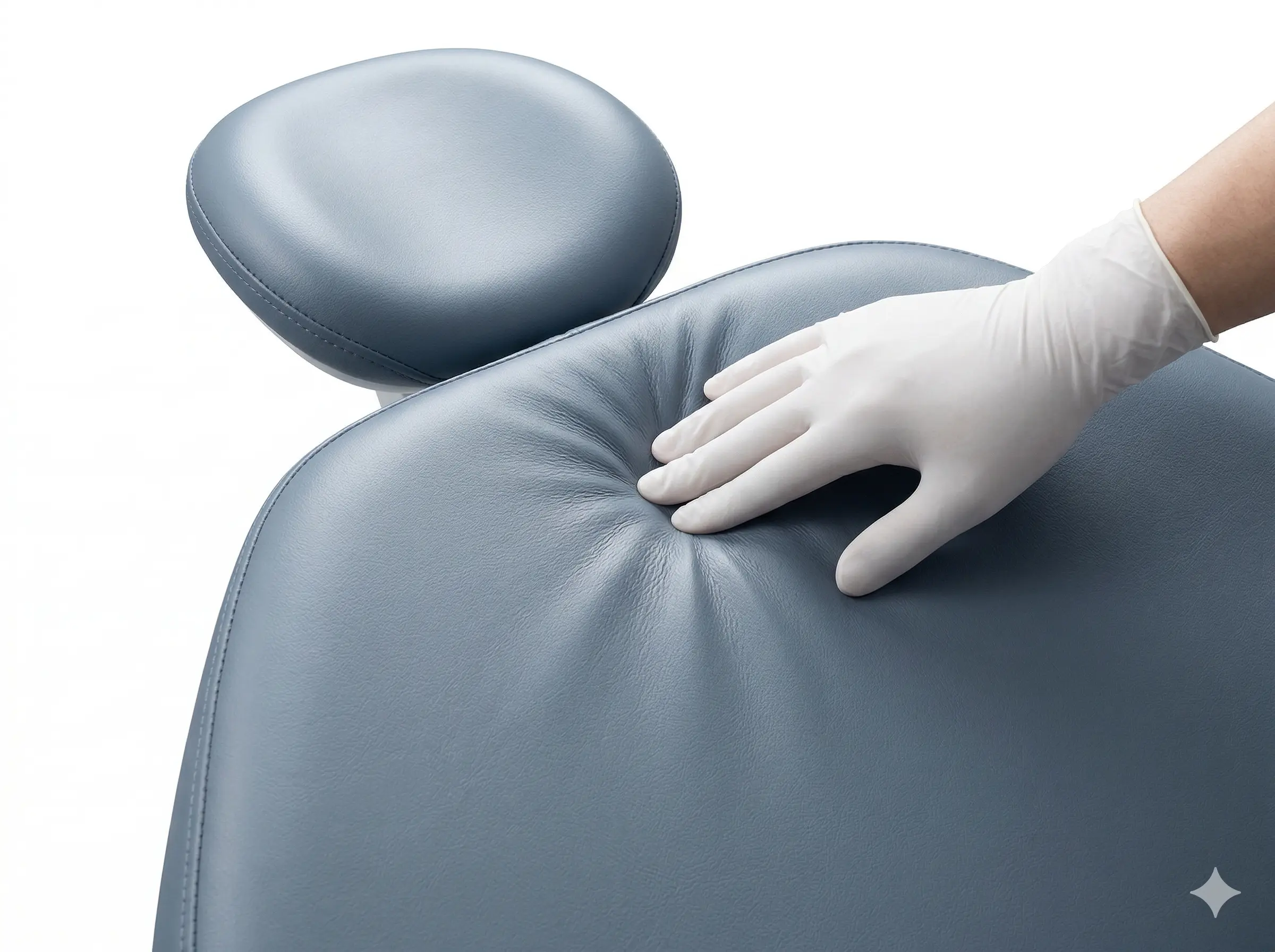 Tapizado Memory Foam Americano del Sillón Dental Runyes CARE-11D — comodidad premium